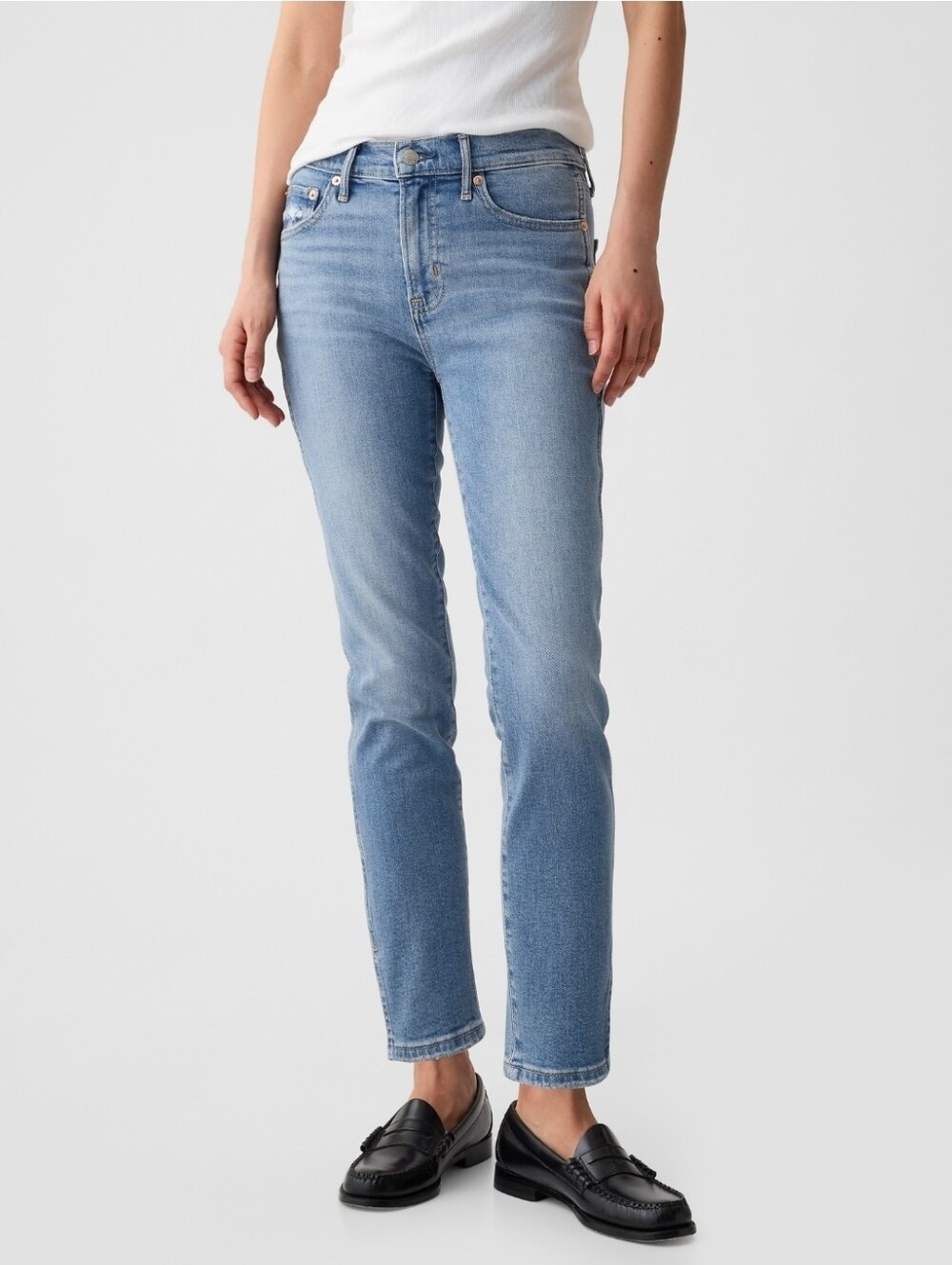 ❤️ NWOT! GAP VINTAGE SLIM MID-RISE JEANS, SPLIT HEM, 12 (31)